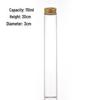 Gold Aluminum Cap 30mm Screw High Transparency Glass Bottle for Reagent, Medicine, Powder, or Agarwood Display