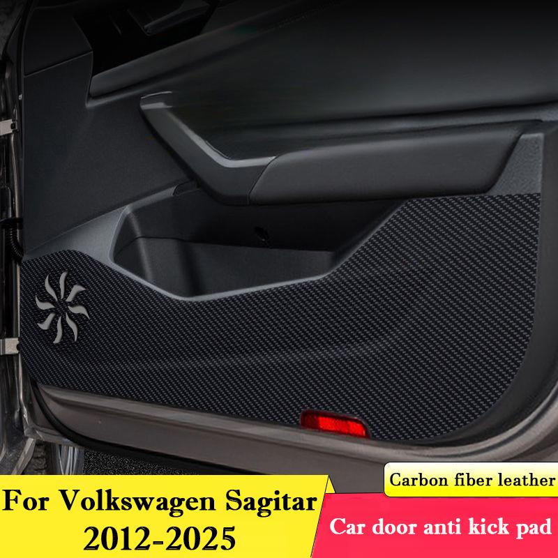 For Volkswagen Sagitar 2012-2026 Car Door Anti Kick Pad Glove Box Protection Sticker Scratch Resistant Film Interior Accessories