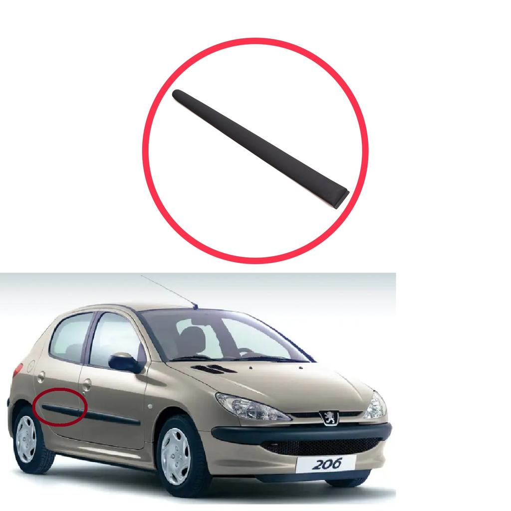 BSP1219-2 Panel lišty zadných pravých dverí pre Peugeot 206 206+ 1998-2013 4/5 Dverový 8546E7