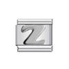 26 English A-Z Letter Name Custom Silver Color 9mm Link Charms Italian Stainless Steel Bracelet DIY Jewelry Making Hand Chain