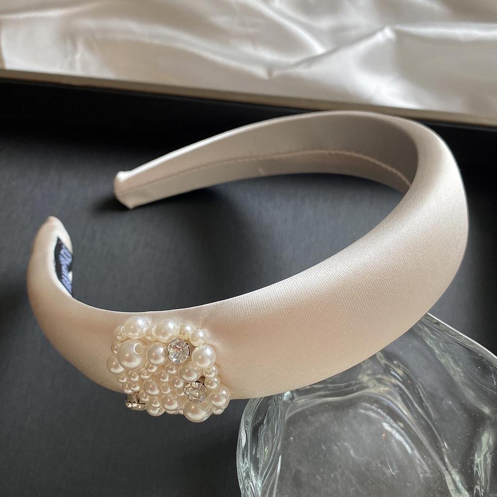 Korean Dongdaemun Style Luxury High Crown Headband for Washing Face