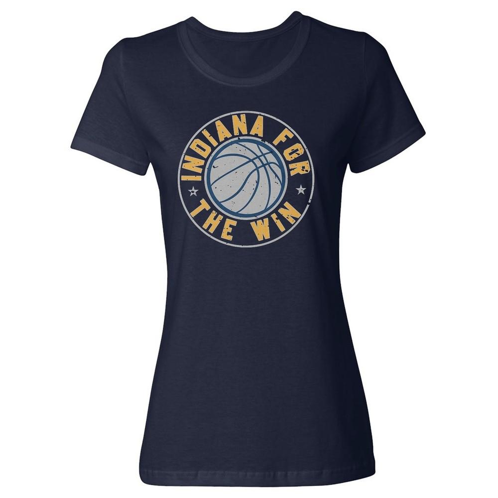 Indiana is Coming For The Win - Basketball Support Ladies Crewneck T-Shirt Unisex T-Shirt L