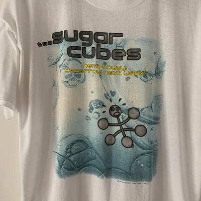 The Sugarcubes Band White On Stage T-Shirt Cotton Unisex TH32 Unisex T-Shirt