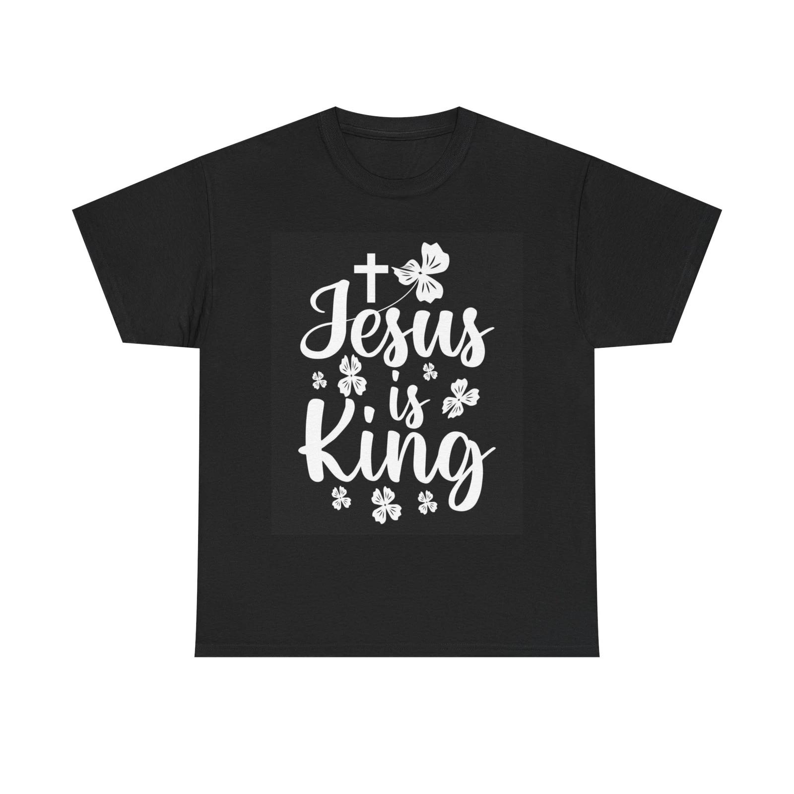 Men s and Women s T-shirts Jesus is King S