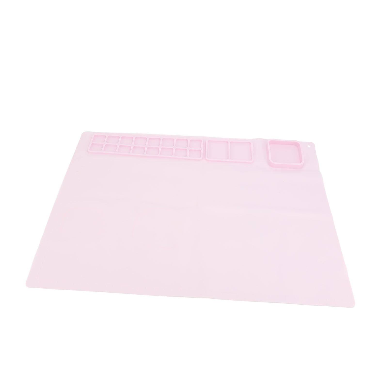 

Силиконовый коврик для рисования Детский коврик для граффити Складной Большой набор Многофункциональный с палитрами для чашек Розовый розовый