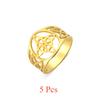 LIKGREAT Roestvrij Staal Heksenknoop Ring voor Vrouwen Wicca Pagan Spirituele Bescherming Geluks Sieraden Koppelcadeau Trendy