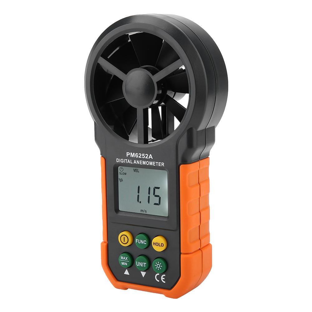 PEAKMETER PM6252A Digital Wind Speed Meter Air Volume Measuring Anemometer