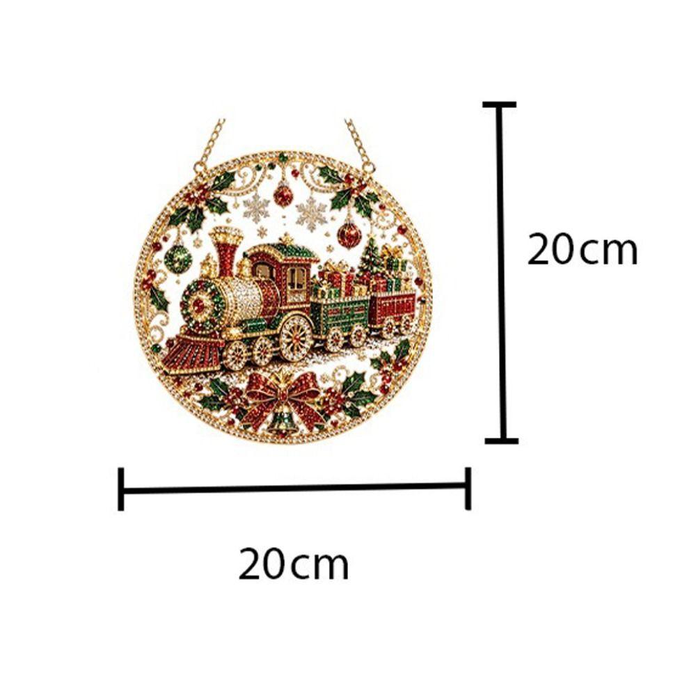Pearl Beads Christmas Diamond Painting Set Diamond Painting Pendant  Christmas Decoration