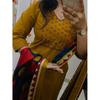 Heavy Cotton Pakistani Kurti Pant Dupatta Set Designer Bollywood Ethni Kurta Set