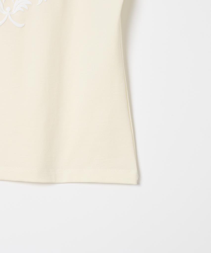 MILLO WOMEN Motif Short Sleeve T-Shirt [Pale Yellow]