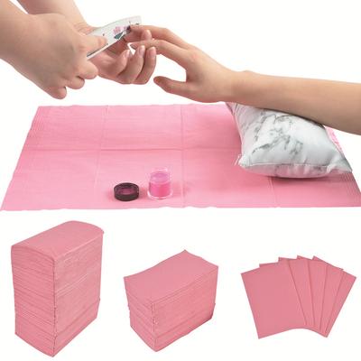 Tragbare Einweg-Nagelkunst-Reinigungsunterlage, Schreibtischunterlage für Schönheitsschutzpapier
