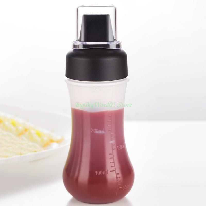 24TE 5 Hole Plastic Squeeze Bottle with Leak Proof Clear Cover Cap Kitchen Dispenser Lid Plastic Squeeze for Sauce
