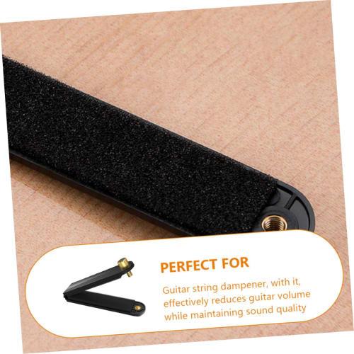 Abaodam Guitar Muting Stand, Acoustic Guitar Accessories, Silencer, String Muffler, Mute Device, Screw Adjustable Volume Control, Compact 8cm, Black,