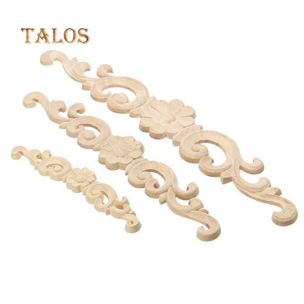 Wood Carved Corner Onlay Applique European Style Door Furniture Cabinet Decor Decoration