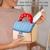 Cute House,Shaped Toiletry Bag Large Capacity Portable Makeup Organizer For Women