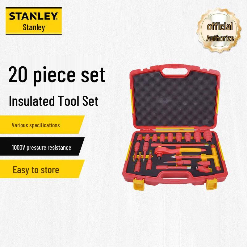 Stanley 20-Piece VDE 1000V Insulated Socket Tool Set