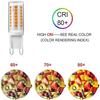 10 ks stmívatelná LED žárovka G9 bez blikání 220V 45 LED 2835SMD 4W LED lampa keramická patice světla světla pro lustry osvětlení