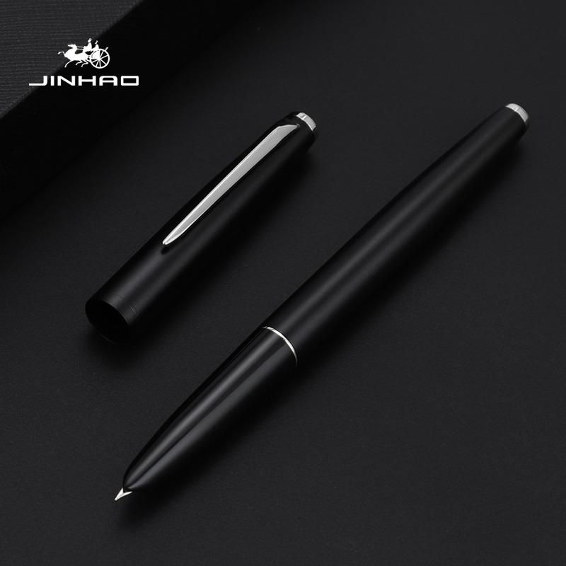 JINHAO 911 Fountain Pen Financial Tip 0.38mm All Steel Classic Body Elegant Stationery Office School Writing Supplies PK 9019