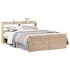VidaXL Cadre de lit avec tête de lit 120x200 cm bois de pin massif, lit, cadre de lit en bois massif, meuble de chambre à 3306760