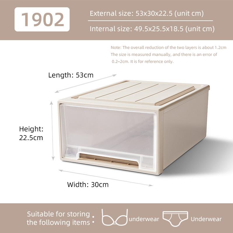 Kunststoff Schrankorganizer und Aufbewahrung Haushalts Schubladen Aufbewahrungsboxen mit Deckel Schreibtisch Aufbewahrungsbox Für Kleidung, Unterwäsche, Socken