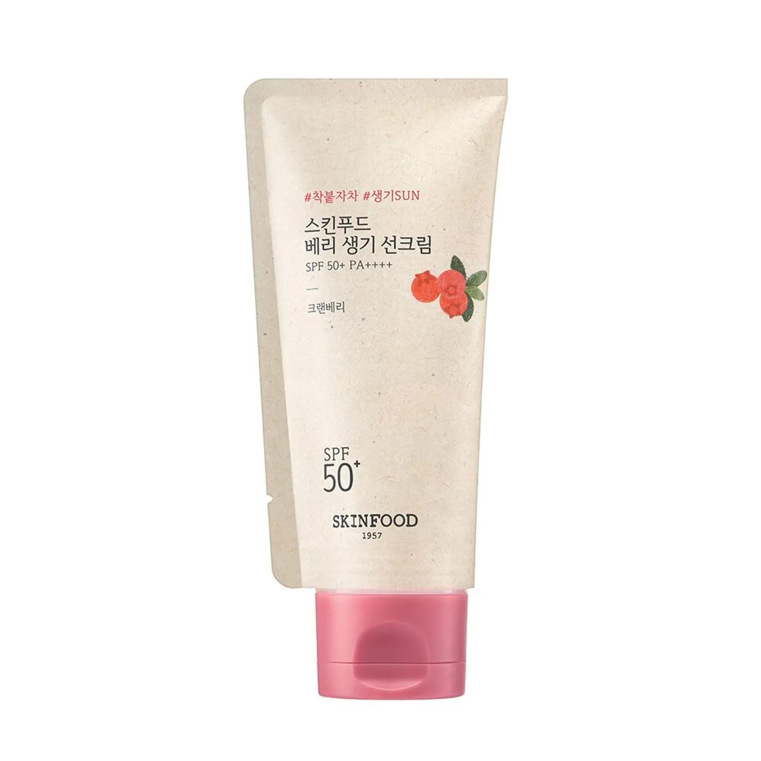 SKINFOOD Berry Glowing Sun Cream 50mL SPF50+ PA++++