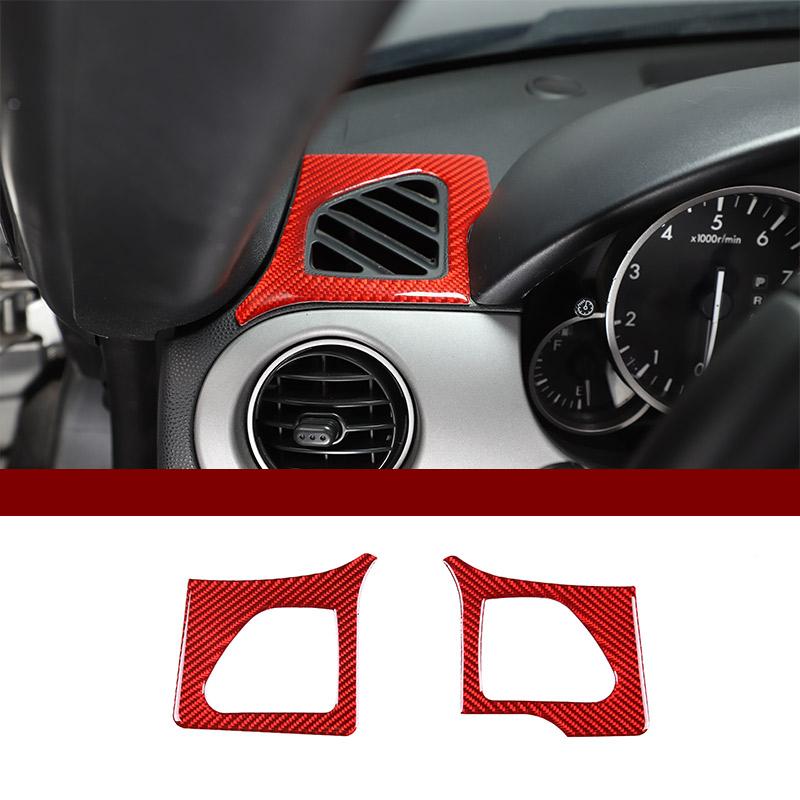 

Для Mazda MX-5 NC 2009-2014 М яке карбонове волокно Декоративні аксесуари для центральної консолі, панелі приладів, керма, підлокітників дверей автомобіля 15