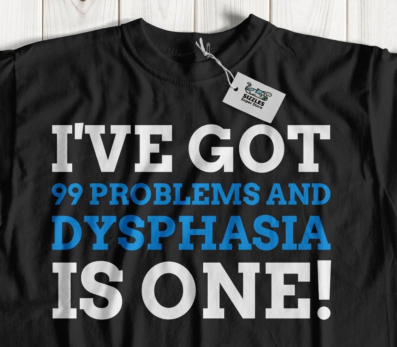 

Unisex Funny Dysphasia T-Shirt Aphasia Language Disorder Awareness Gifts S