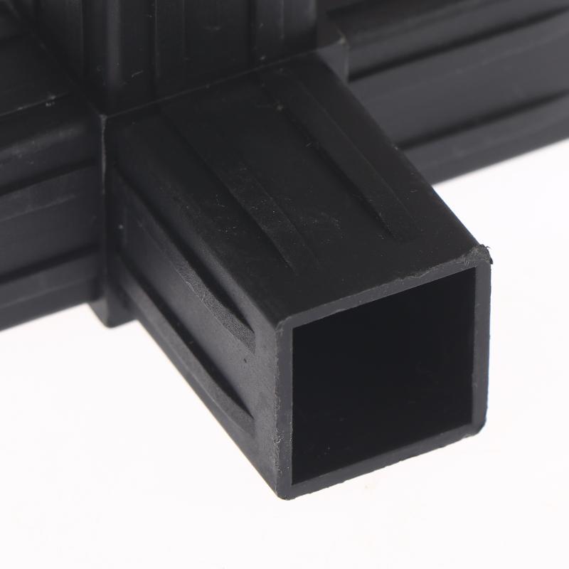 2/6/8/10/20Pcs Hexagonal 6 Through Plastic Fittings Abs Plastic Angle 22Mm Cross Square Pipe Fittings Pipe Angle Code