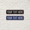 Personalized Custom Street Sign 4x16 Inch Custom Text Metal Plaque Indoor Outdoor Home Wall Art Decor