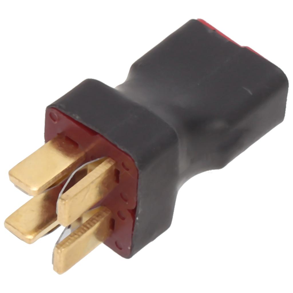 T Plug Parallel Adapter 1 Female 2 Male No Wire T Plug RC Battery ESC Connector Adapter