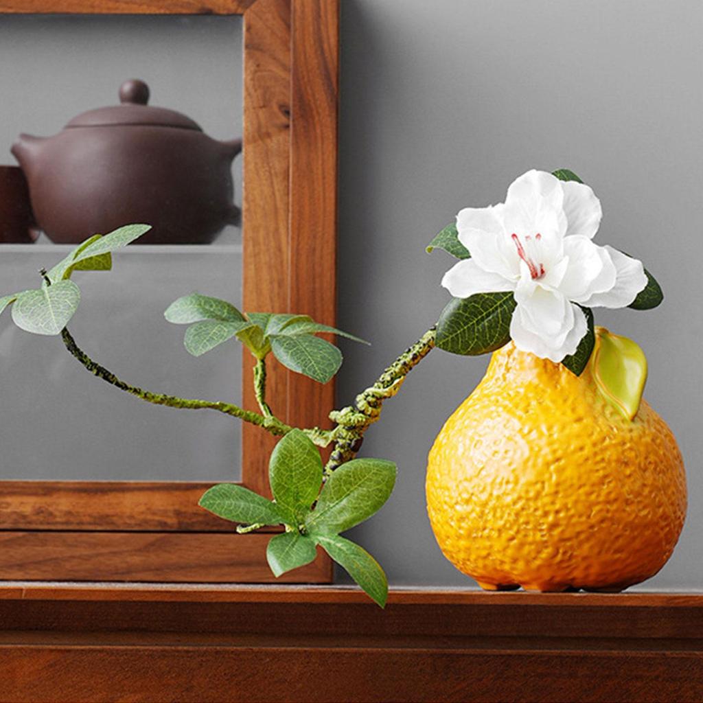 Obstförmige Keramik-Blumenvase, Ausbreitung, Schreibtisch, Tischdekoration, Organizer, Bündel