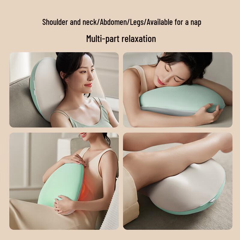 Philips Heated Lumbar & Back Massage Pillow Cushion