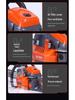 High-Power Gasoline Chainsaw: Handheld Two-Stroke Tool for Woodworking & Outdoor Use