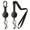 2Pcs Retractable ABS Badge Reel Belt Clip ID Name Tag Holder For Hospital Student Security Staff Lanyard Accessory