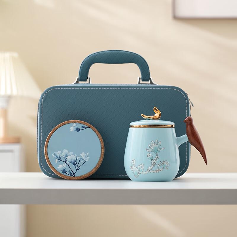 

Magnolia Blossom Ceramic Tea Set