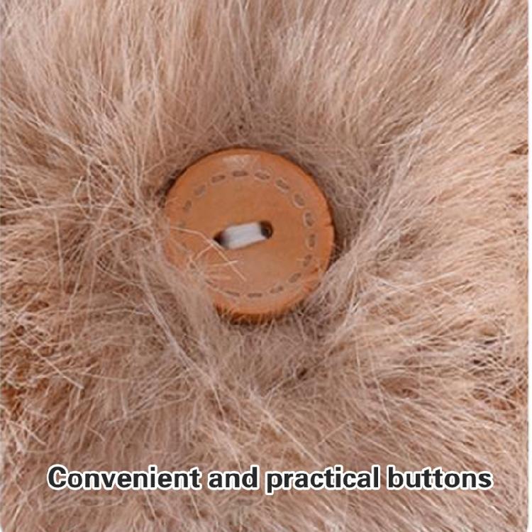 Adult Plush Earflap Hat Outdoor Windproof Ear Protect Furry Hat for Outdoor