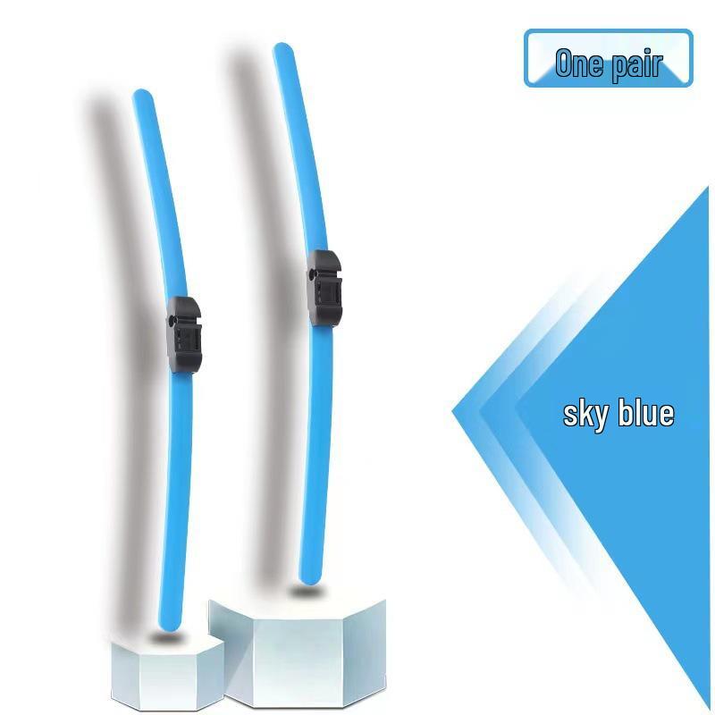 Colorful, Universal, Bone-Free Front Wiper Blade with Rubber Strip for Car Windshields