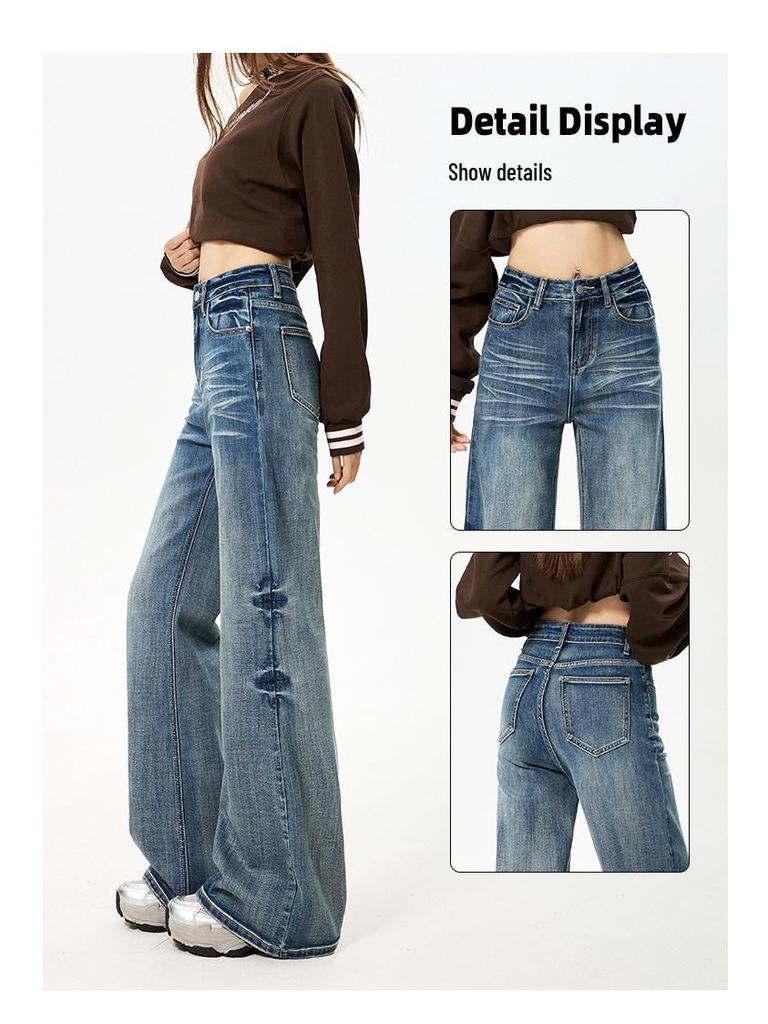 Dammode Jeans med mikro-utsvängd benvidd - Icke-klistriga, slimmande, höst-/vinterdesign