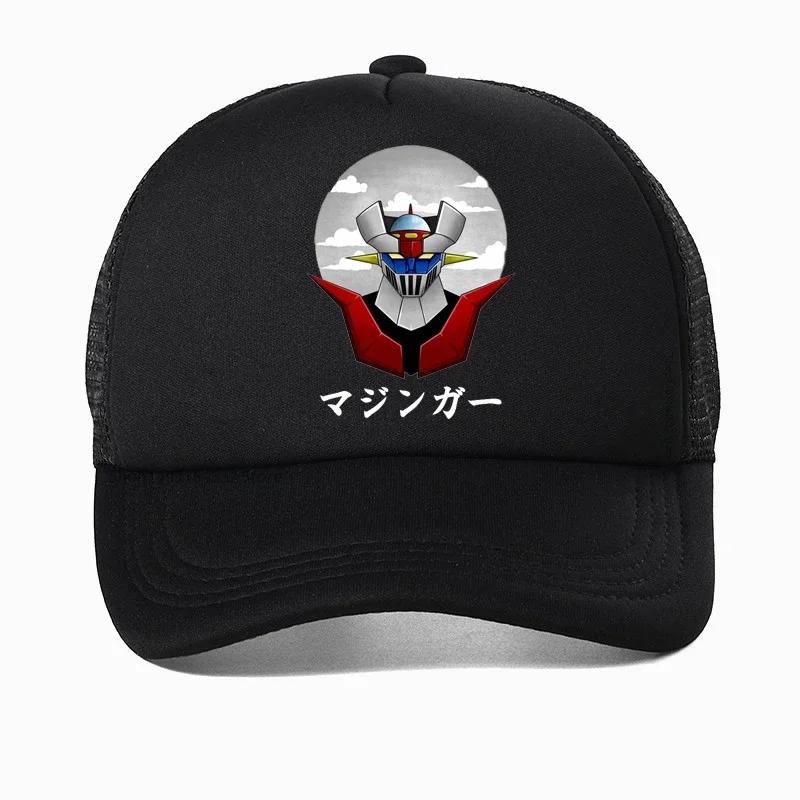 Unisex summer Dad hat Anime Mazinger Z baseball cap Für Männer Design Kurzarm Mode Benutzerdefinierte Plus Cartoon Camiseta hats