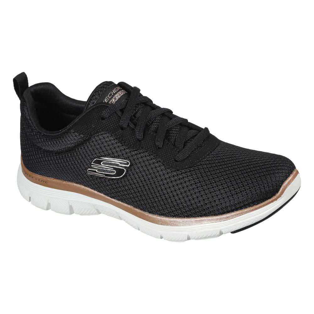 Sportschuhe Skechers schwarz / roségold Flex Appeal 4.0