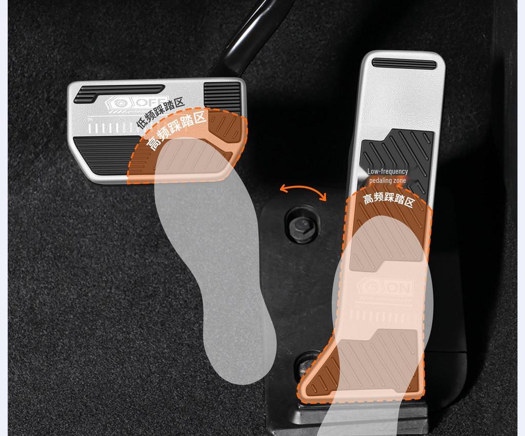 BYD Song MAX DMi Anti-Slip Accelerator & Brake Pedal Covers for EV Interior Modification