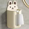 Wall Mounted Tissue Box Aesthetic Cartoon Design Napkin Holder for Bathroom Kitchen Home Decoration