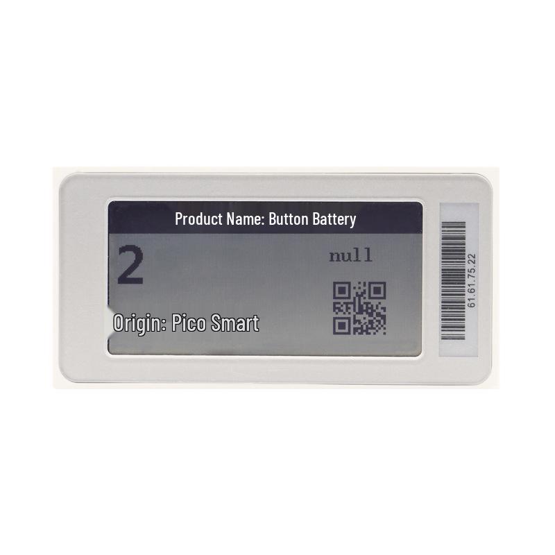 2.1" TFT E-Paper Network Electronic Shelf Label - Black & White Price Tag
