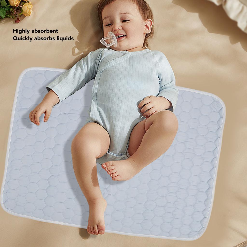 Incontinence Underpad for Bed Wetting Highly Absorbent Waterproof Reusable Slip Resistant Mattress Pad 70 X 100CM