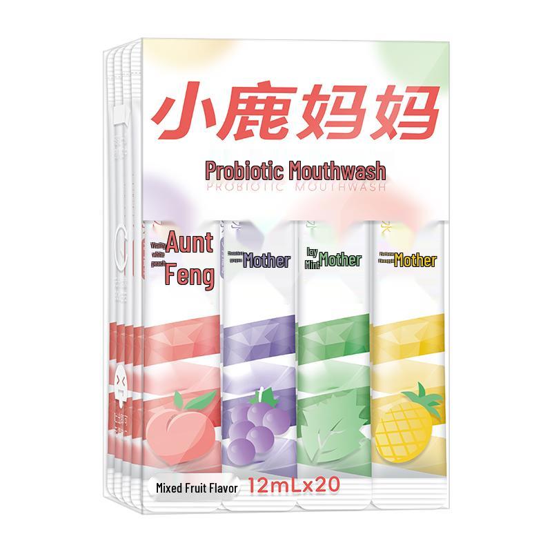 Little Deer Mom Tragbare Probiotische Mundspülstreifen
