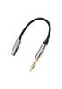 4.4mm Balanced Male To 3.5mm Stereo Female Adapter  Black