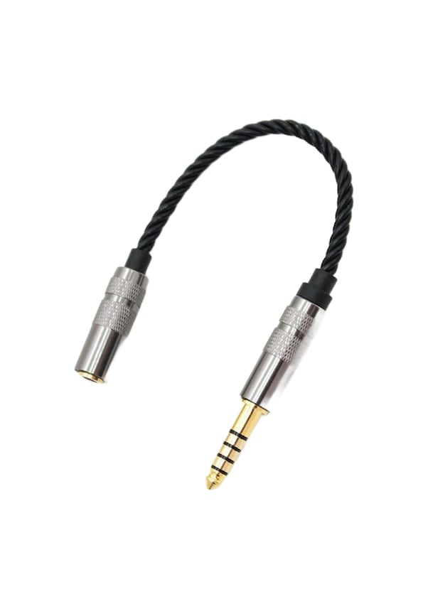 4.4mm Balanced Male To 3.5mm Stereo Female Adapter Black