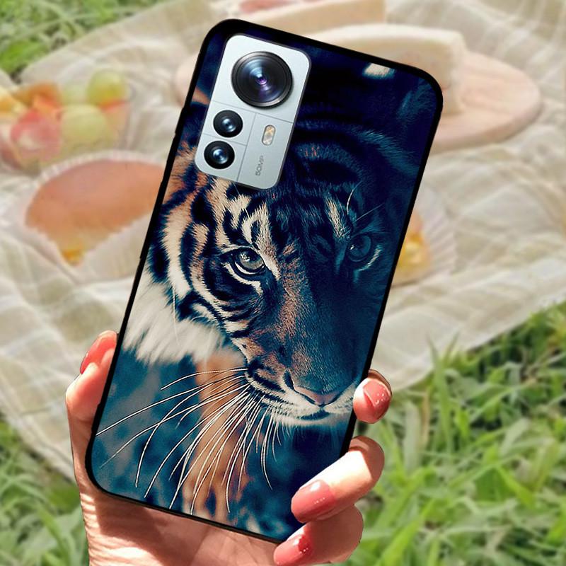 For Xiaomi Mi 12 Case 12X 12S Soft Silicone Cartoon Painted Phone Cover For Xiaomi 12 Pro Case 12S PRO Shockproof Coques Bumper