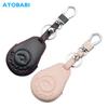Leather Car Key Case Bag For Bmw Mini Cooper Countryman Paceman Smart Keyless Remote Fobs Shell Protector Cover Keychain Holder