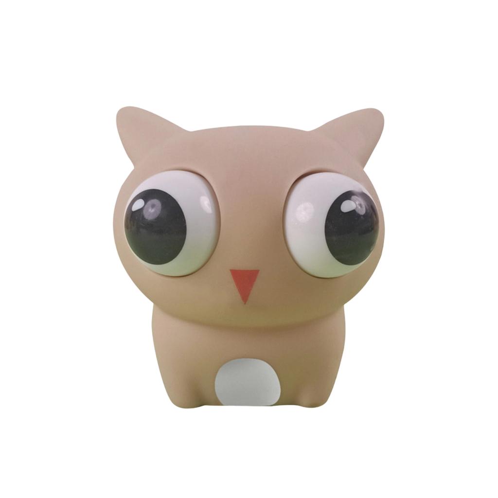 Staring Animal Stress-Relieving Ball, Soft Rubber Bubble, Suitable For Children's Gifts.